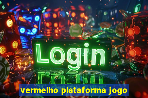 vermelho plataforma jogo